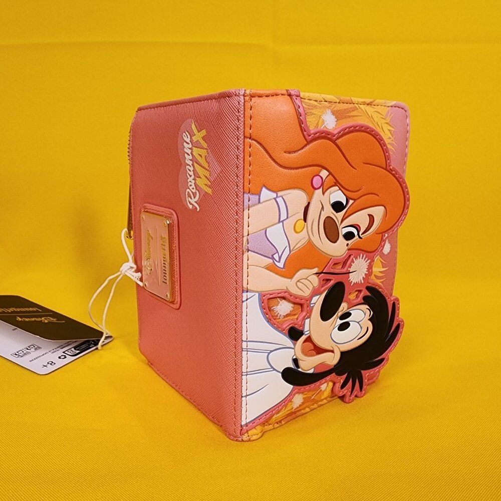 Loungefly Disney A Goofy Movie Max & Roxanne Dandelion Flap Wallet NEW - Picture 11 of 12
